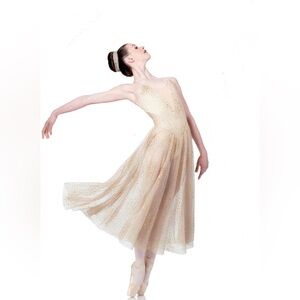 Art Stone Ave Maria 26410-080 Professional Ballet Dress Dance Costume Gold